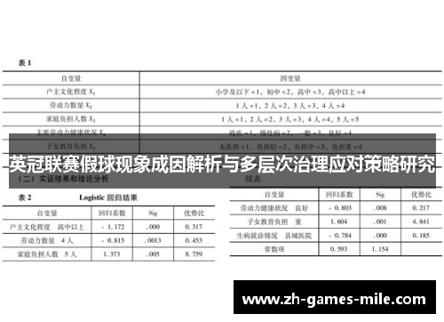 英冠联赛假球现象成因解析与多层次治理应对策略研究